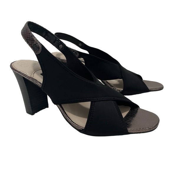 Dana Buchman size 8 1/2 med open toe heel - Picture 1 of 12